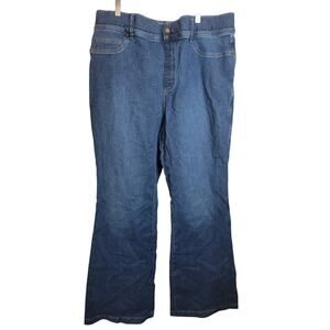 Spanx Everywear Flare High Rise Pull On Jeans 2X Tall